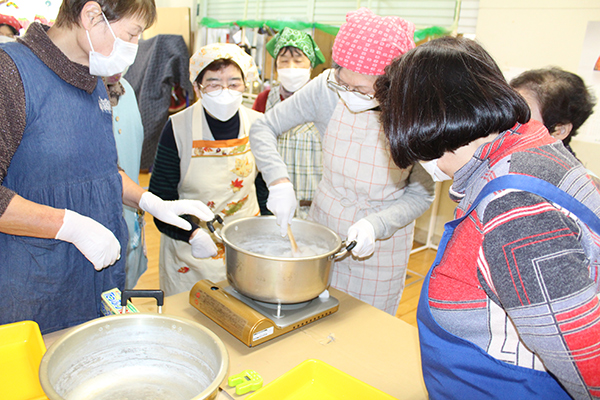 女性学級 こんにゃく作り